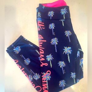 Lilly Pulitzer Leggings “it’s always summer somewhere” size L
